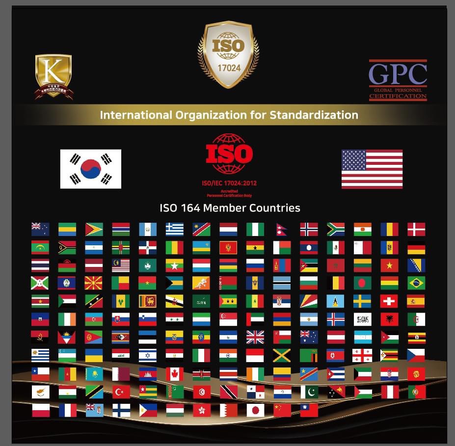 Chứng chỉ ISO Beauty được công nhân trên 164 quốc gia